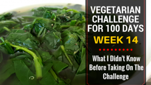 VEGETARIAN CHALLENGE FOR 100 DAYS, WEEK 14 NearyHengdotcom