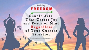 Attaining freedom (1)